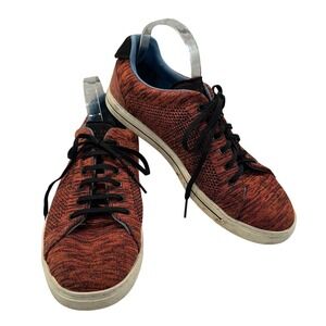 Ted Baker Chinat‎ Mens Orange Black Knit Lace Up Low Top Sneakers Size US 12